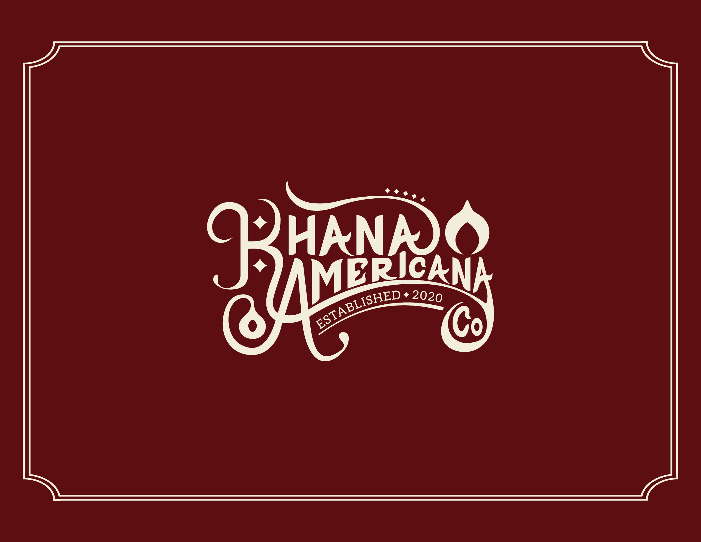 Khana Americana brand guide cover